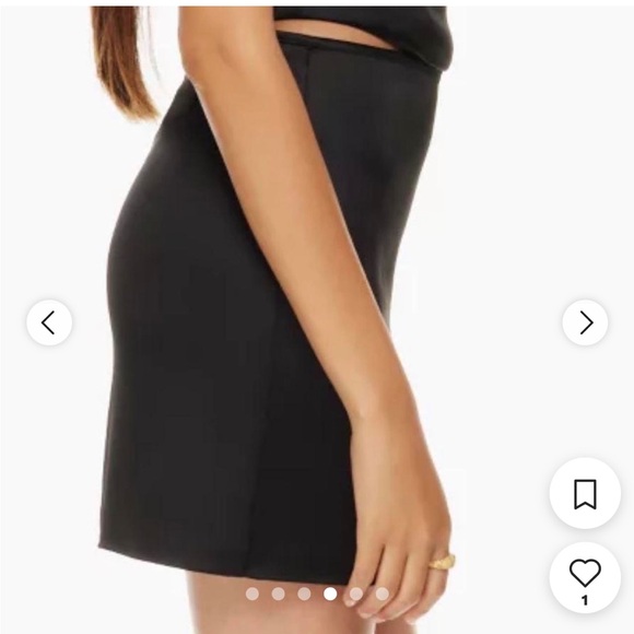 Black Wilfred Tavern satin mini skirt - Picture 13 of 14